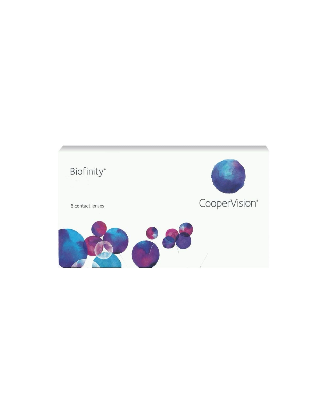 Biofinity monthly contact lenses premium silicone hydrogel clear spherical disposable lenses for myopia at Hirocon Singapore