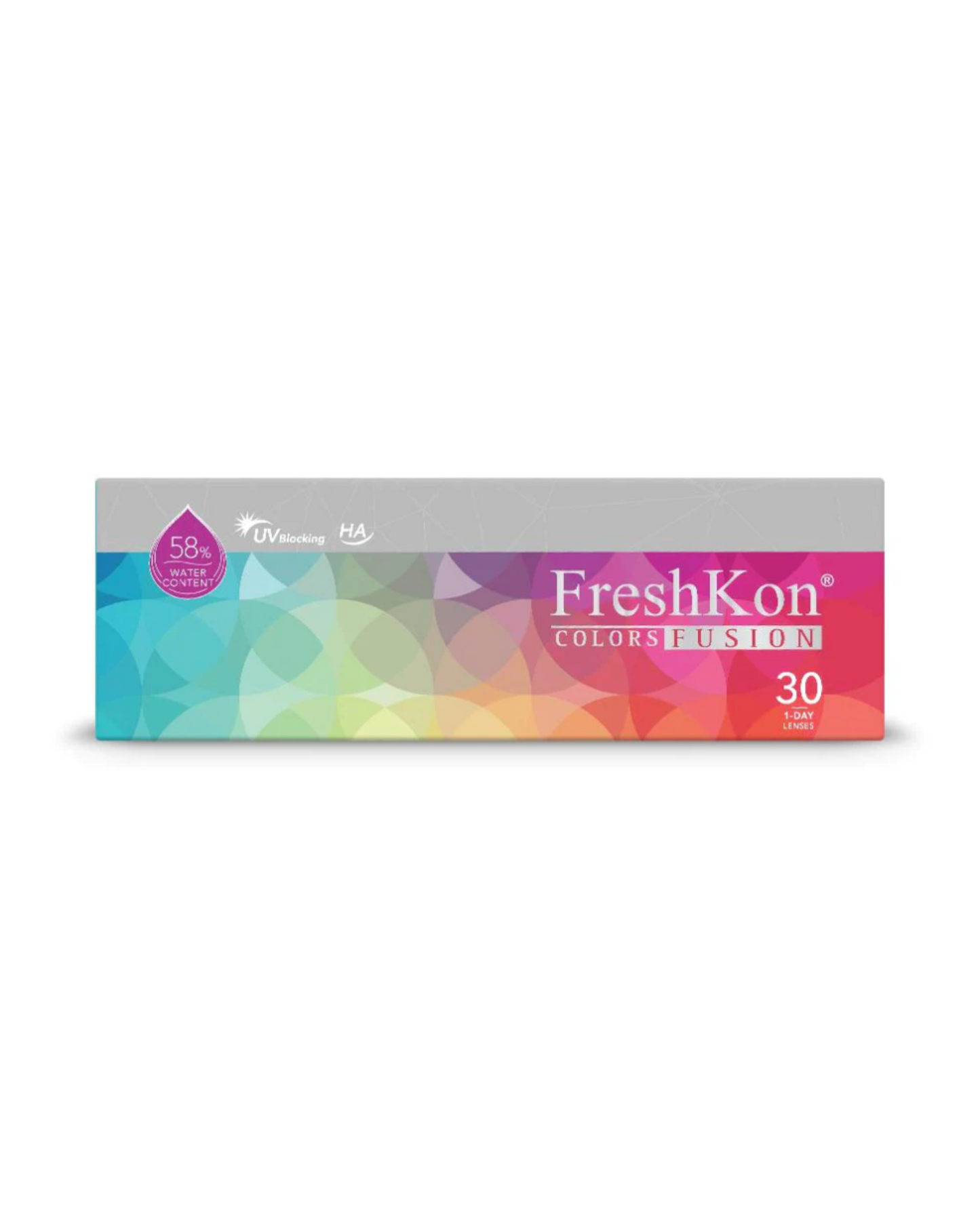 FreshKon Colors Fusion 1 Day contact lenses with 3 dazzling colors daily disposable cosmetic lenses for myopia at Hirocon
