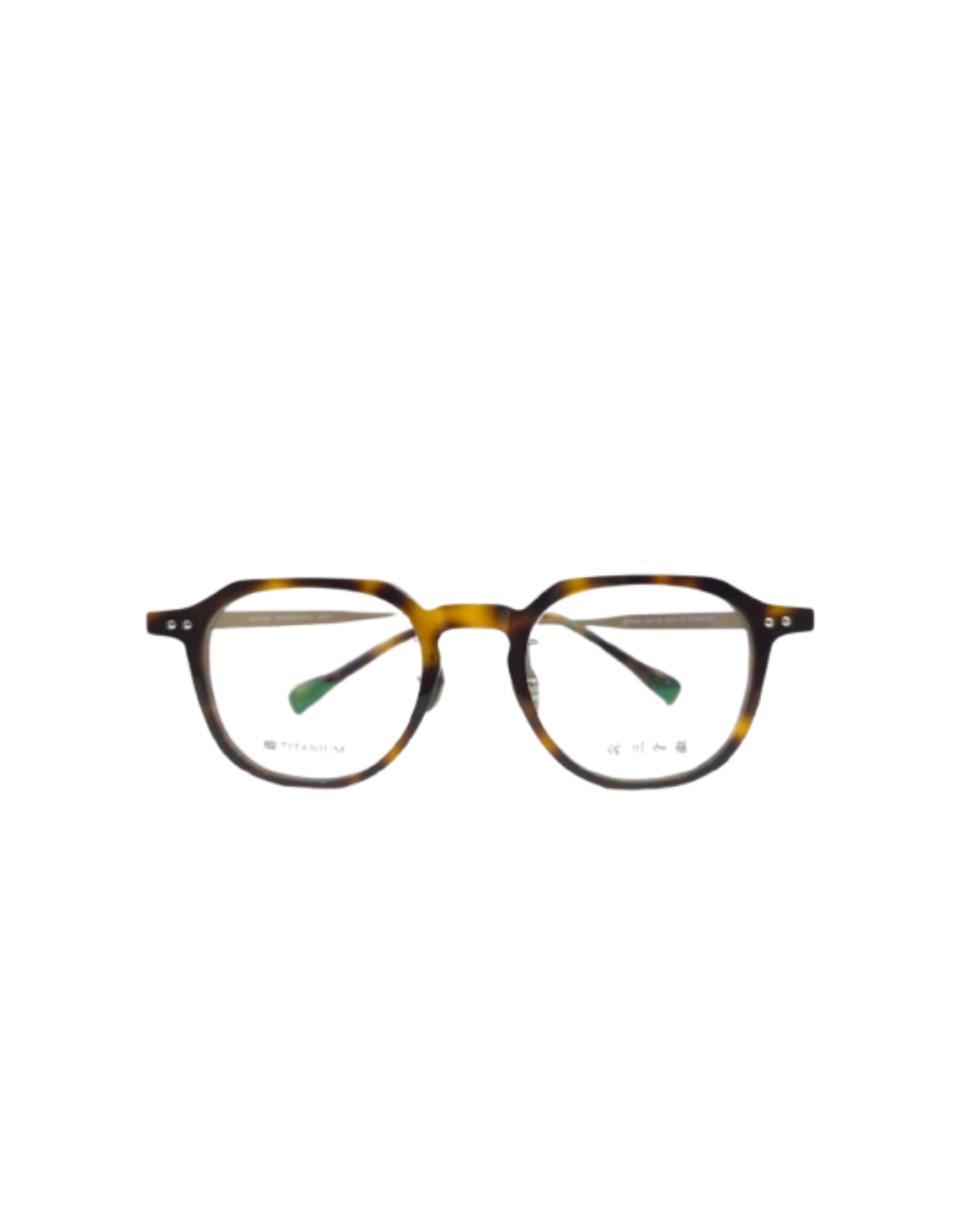 Hana Titanium spectacle frame featuring lightweight Japanese minimalism design at Hirocon Singapore