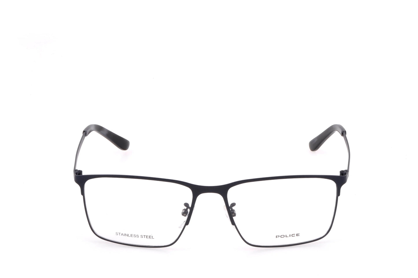 Police VPLL41I optical frame modern masculine rectangle metal acetate glasses frames for men at Hirocon Singapore