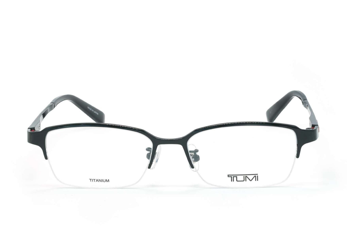 TUMI VTU060K 0530 54 Asian Fit matte black business frame with unisex professional glasses design at Hirocon Singapore