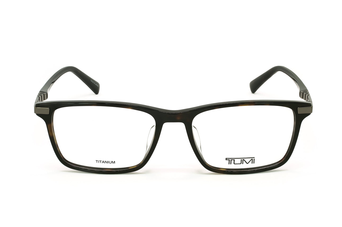 TUMI VTU077K 54 premium titanium unisex business professional eyewear frame with sleek minimalist design at Hirocon Singapore