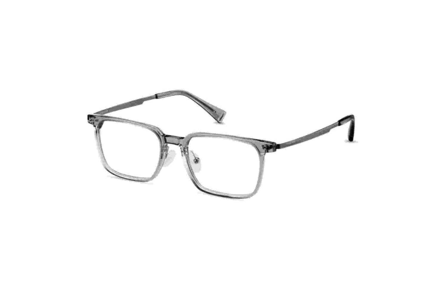 Police VPLN50K optical frame modern masculine rectangle metal acetate glasses frames for professional men at Hirocon SG