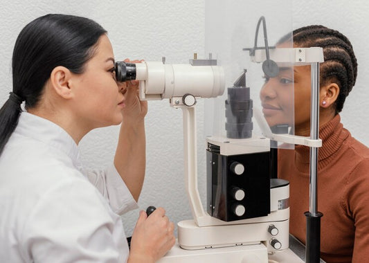 Annual eye health checkups in Singapore for digital eye strain and myopia prevention clinical exam at Hirocon Singapore