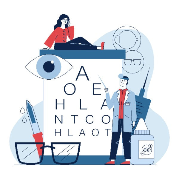 Understanding astigmatism symptoms: blurred vision and eye strain due to irregular cornea shape at Hirocon Singapore