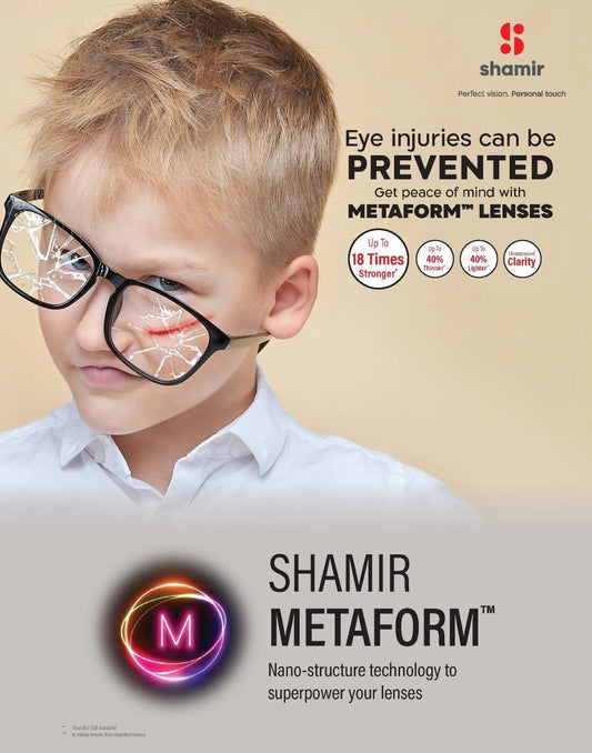 Shamir Metaform nano-structure technology for super-strong, ultra-thin, and lightweight compromise-free lenses at Hirocon SG.