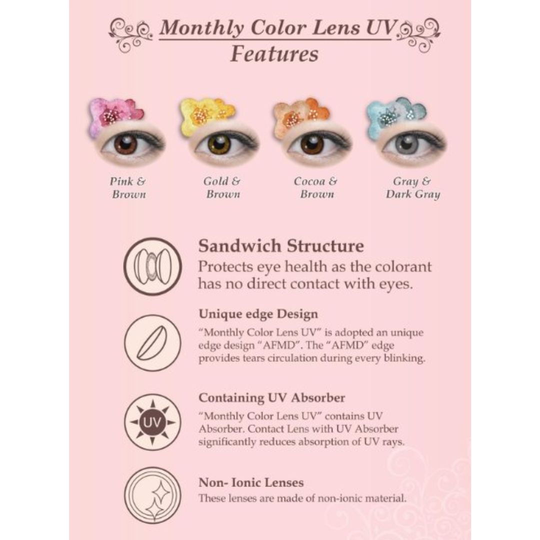 Seed Monthly Colour Lens UV