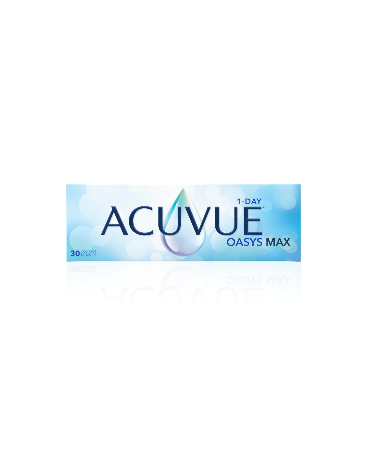 Acuvue Oasys MAX 1-Day daily disposable contact lenses for nearsightedness at Hirocon Singapore