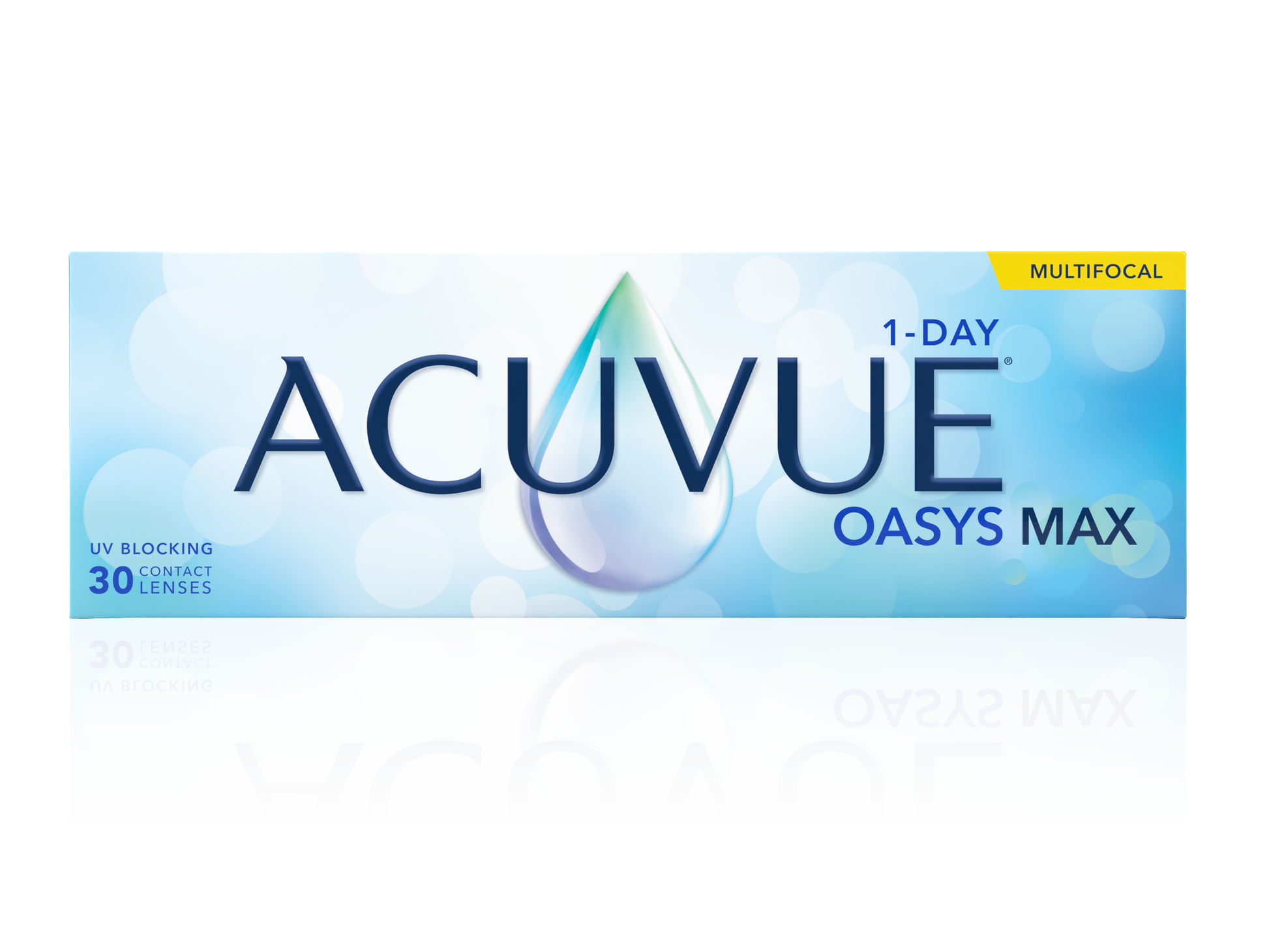 Acuvue Oasys MAX 1-Day Multifocal daily disposable contact lenses for presbyopia 4 boxes bundle at Hirocon Singapore