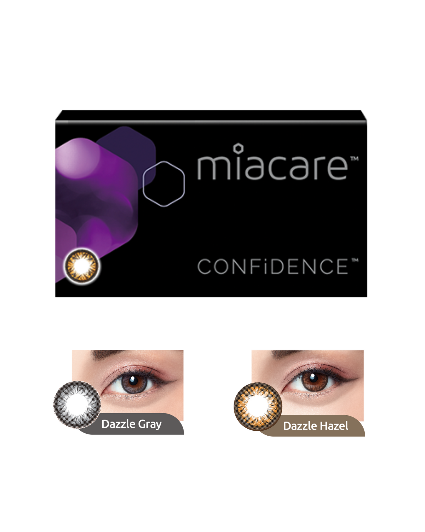 Miacare Confidence Monthly (Classic/ Dazzle/ Flash/ Elusive/ Gaze/ Allure)