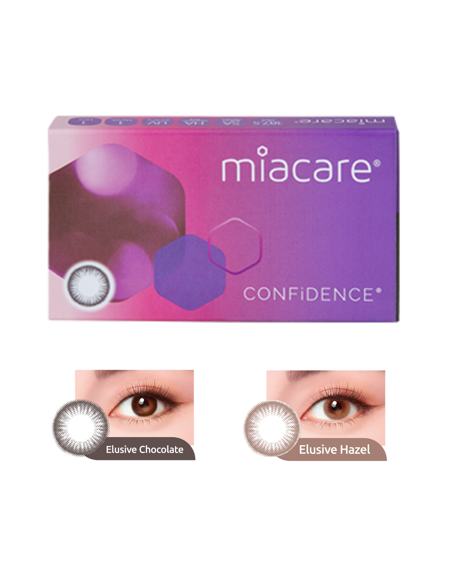 Miacare Confidence Monthly (Classic/ Dazzle/ Flash/ Elusive/ Gaze/ Allure)