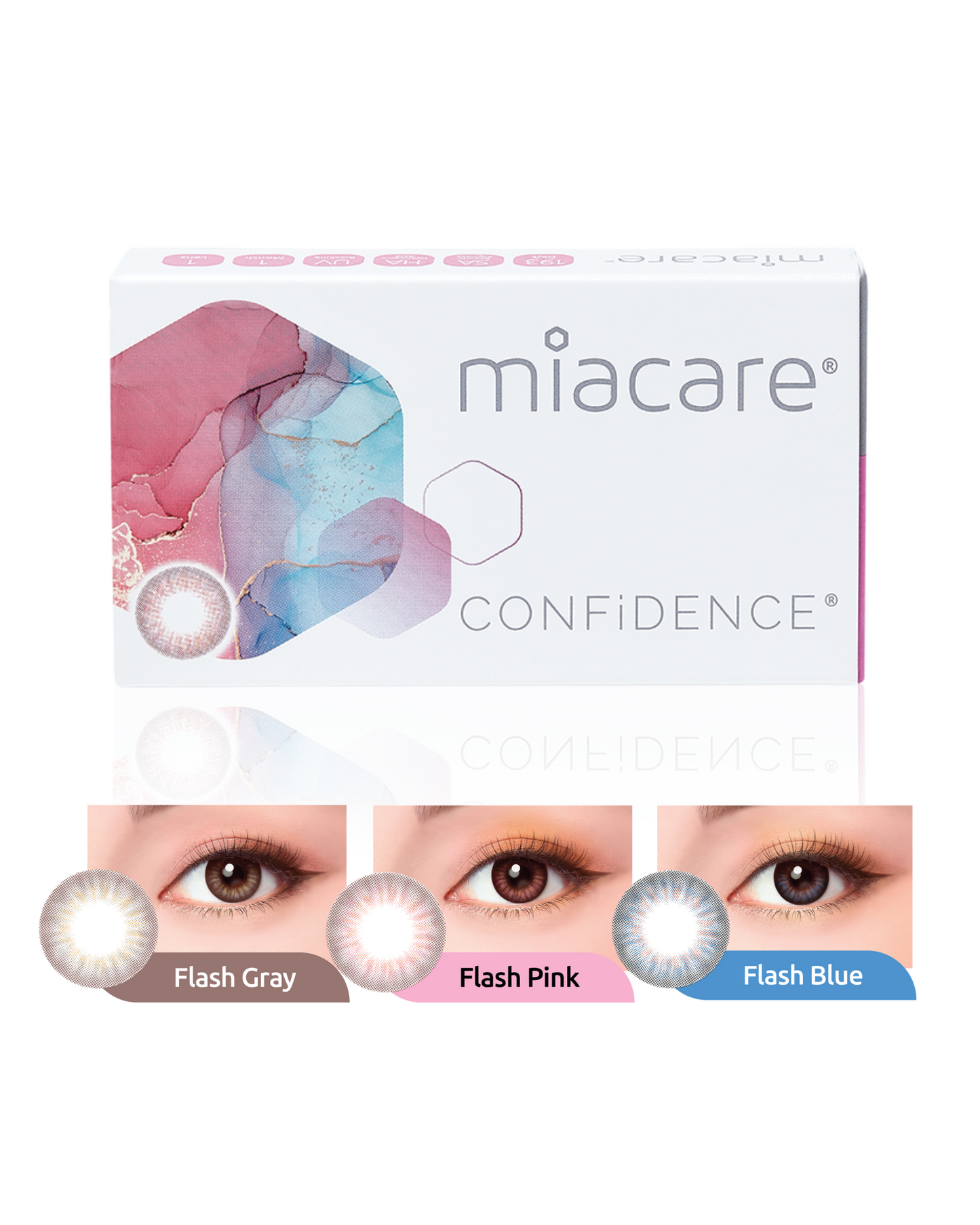 Miacare Confidence Monthly (Classic/ Dazzle/ Flash/ Elusive/ Gaze/ Allure)