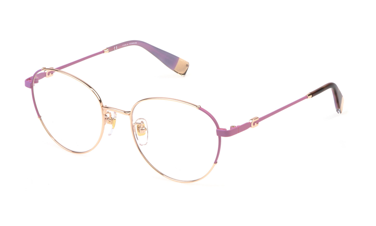 Furla Eyewear VFU791J 8MG optical glasses frames with Italian luxury design for men and women at Hirocon Singapore