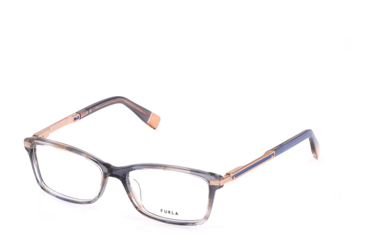 Furla VFU669 06B7 unisex designer optical glasses frame with Italian craftsmanship at Hirocon Singapore
