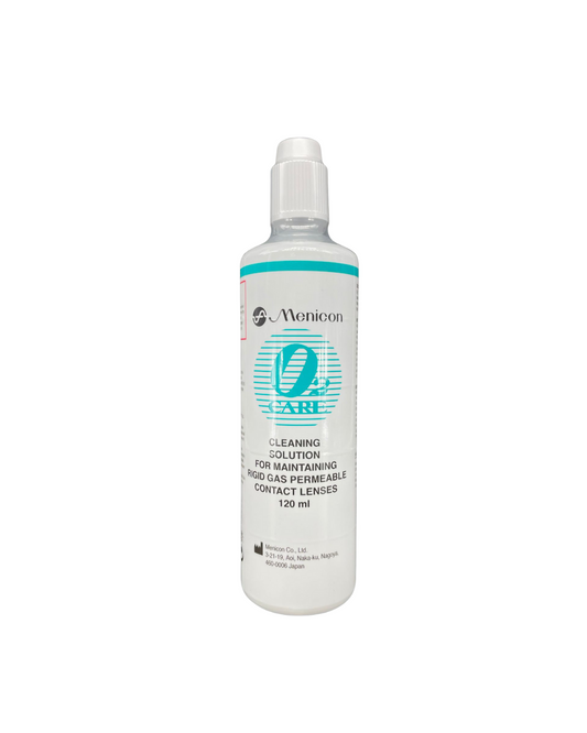 Menicon O2 Care solution daily cleaning fluid for rigid gas permeable and Ortho-K lenses at Hirocon Singapore