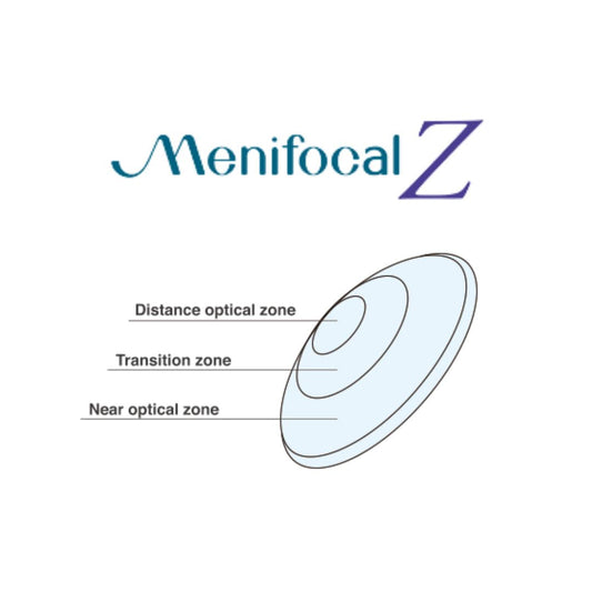 Menifocal Z multifocal RGP contact lens per piece for presbyopia correction with alternating vision at Hirocon Singapore