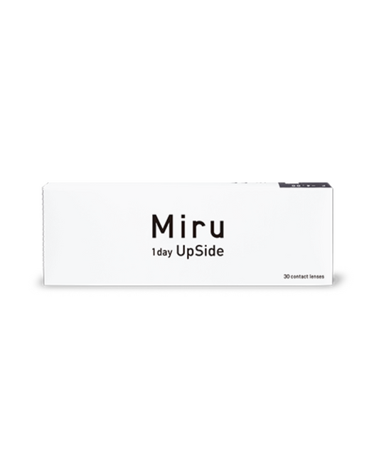Miru 1day UpSide silicone hydrogel daily disposable contact lenses for nearsightedness at Hirocon Singapore