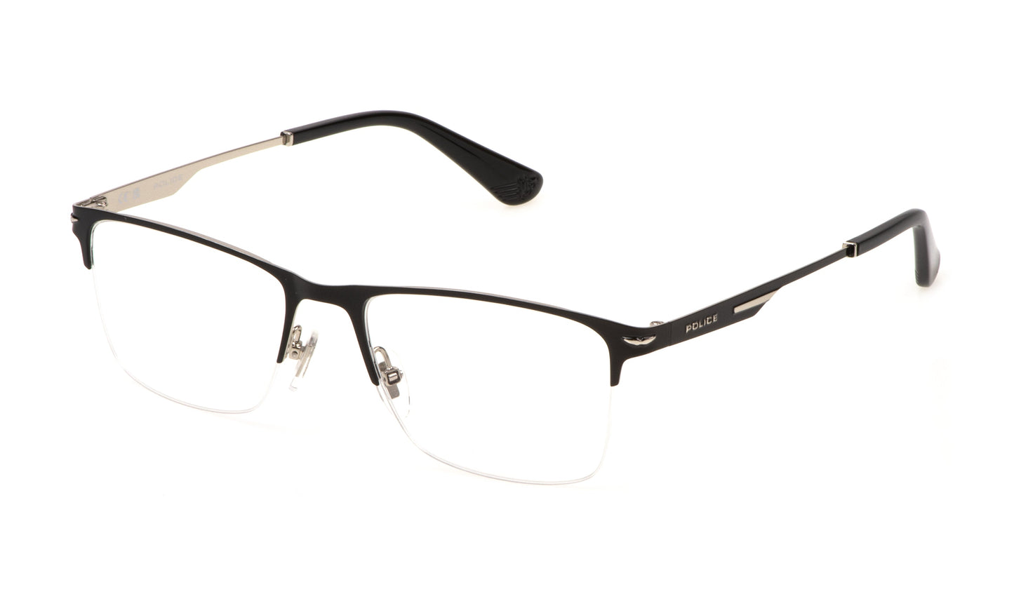 Police Eyewear VPLN18 583 optical glasses frames with Italian design for men and women available at Hirocon Singapore