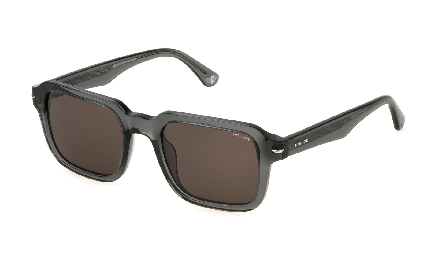 Police SPLN36 G61 Italian designer sunglasses with unisex urban bold aesthetic for eye protection at Hirocon Singapore
