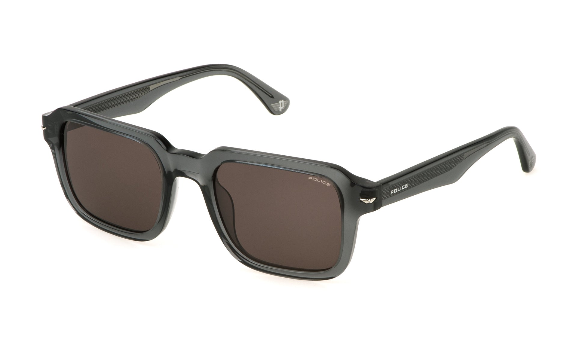 Police SPLN36 G61 Italian designer sunglasses with unisex urban bold aesthetic for eye protection at Hirocon Singapore