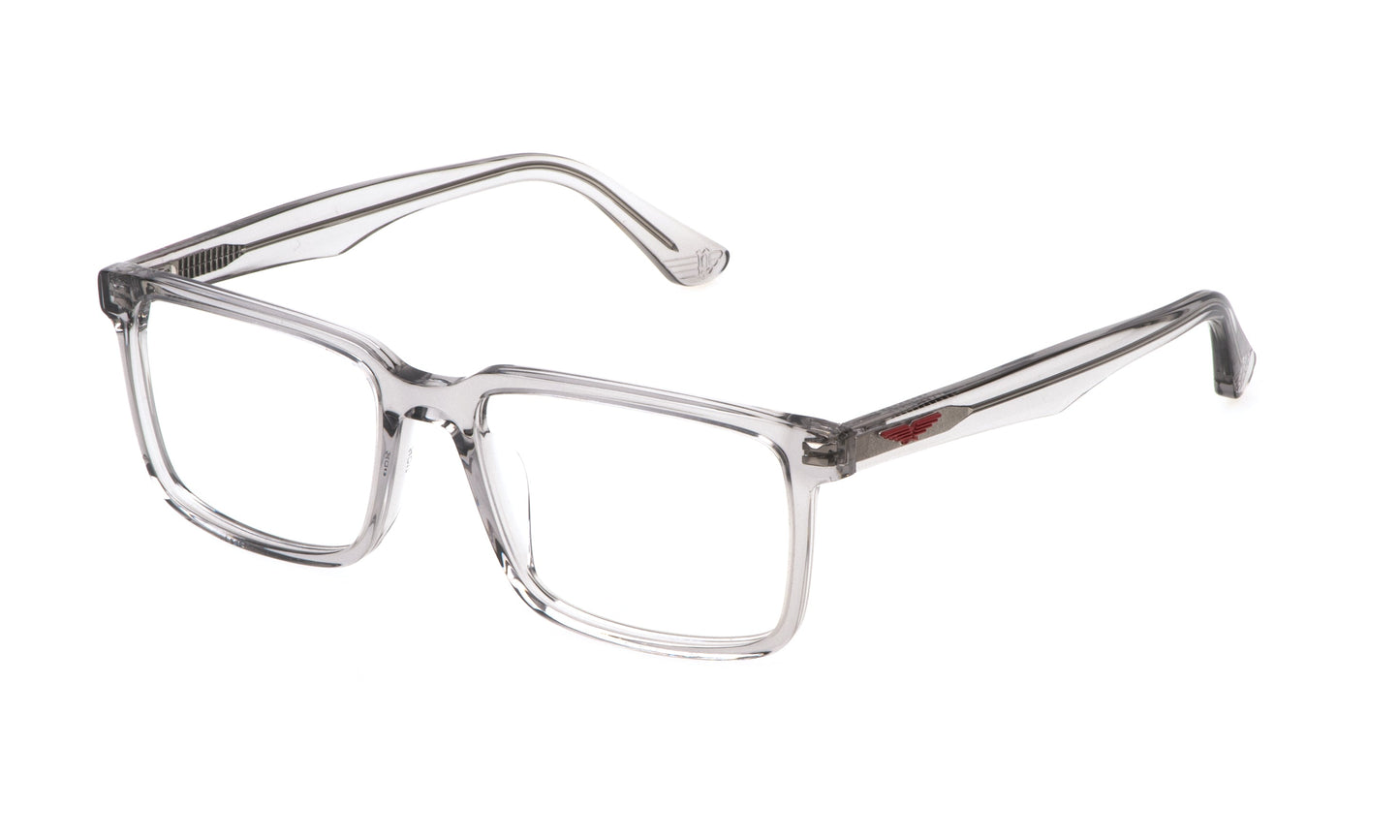 Police VPLN17 3GU Italian designer glasses frame with unisex urban bold lifestyle design at Hirocon Singapore