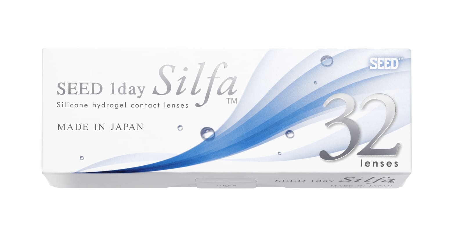 SEED 1day Silfa daily disposable silicone hydrogel contact lenses at Hirocon SG, 4 boxes 2 months supply promotion