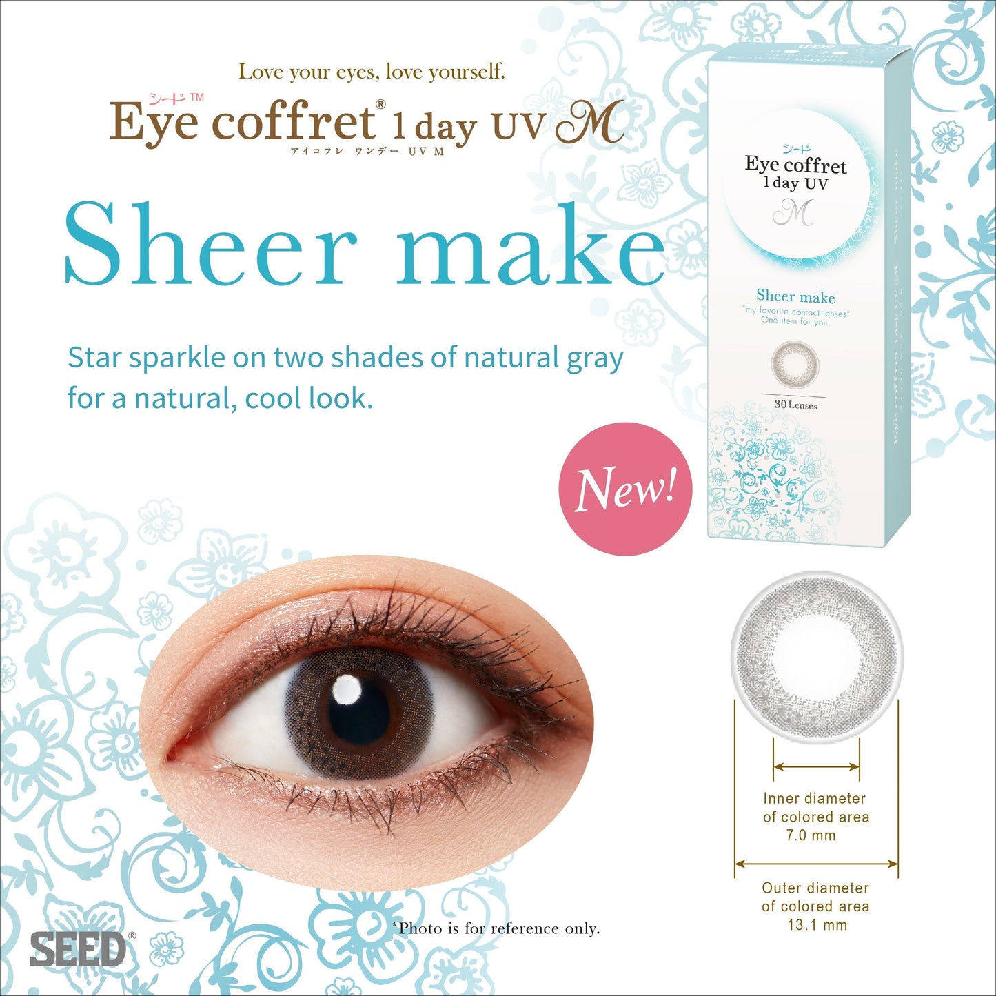 SEED Eye Coffret 1day UV M (8 Boxes)