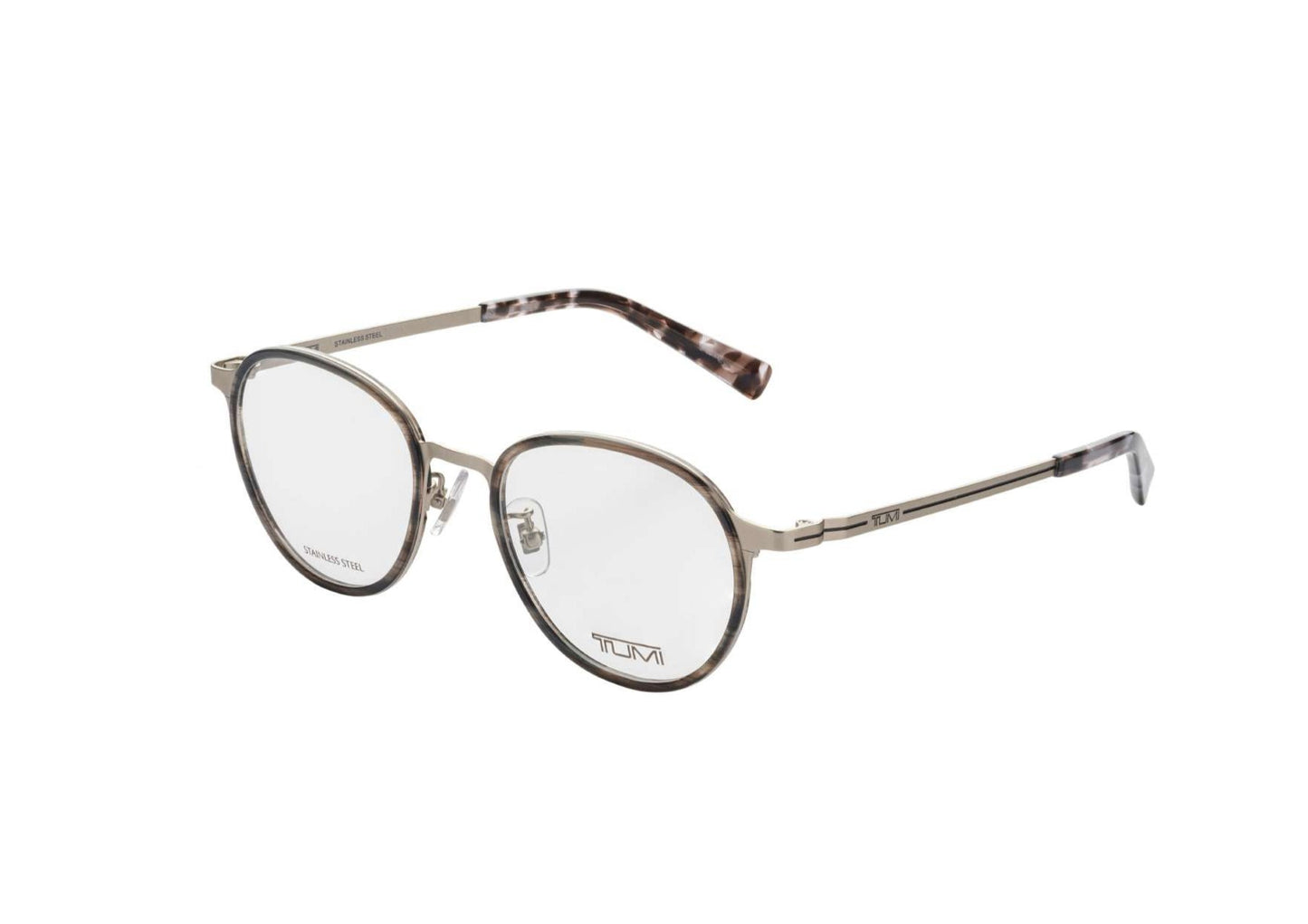 TUMI VTU028J 0581 51 Asian Fit gunmetal business frame with unisex professional glasses design at Hirocon Singapore
