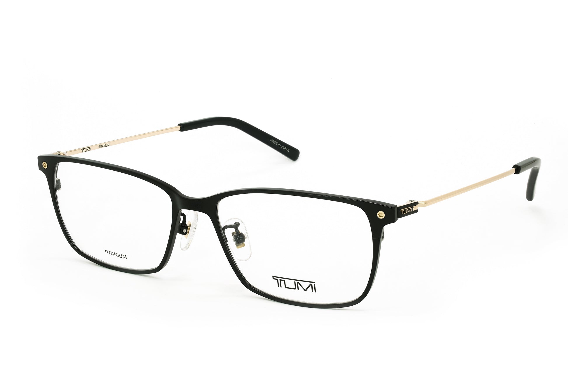 TUMI VTU073K 5405 30 unisex business performance eyewear frame with classic professional design at Hirocon Singapore