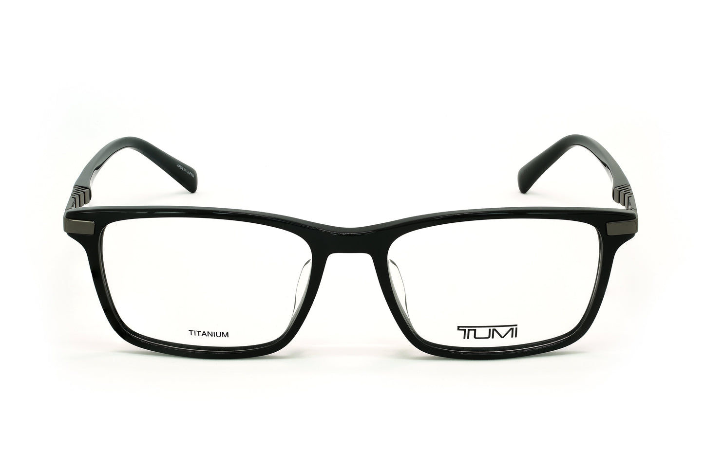 TUMI VTU077K 54 premium titanium unisex business professional eyewear frame with sleek minimalist design at Hirocon Singapore