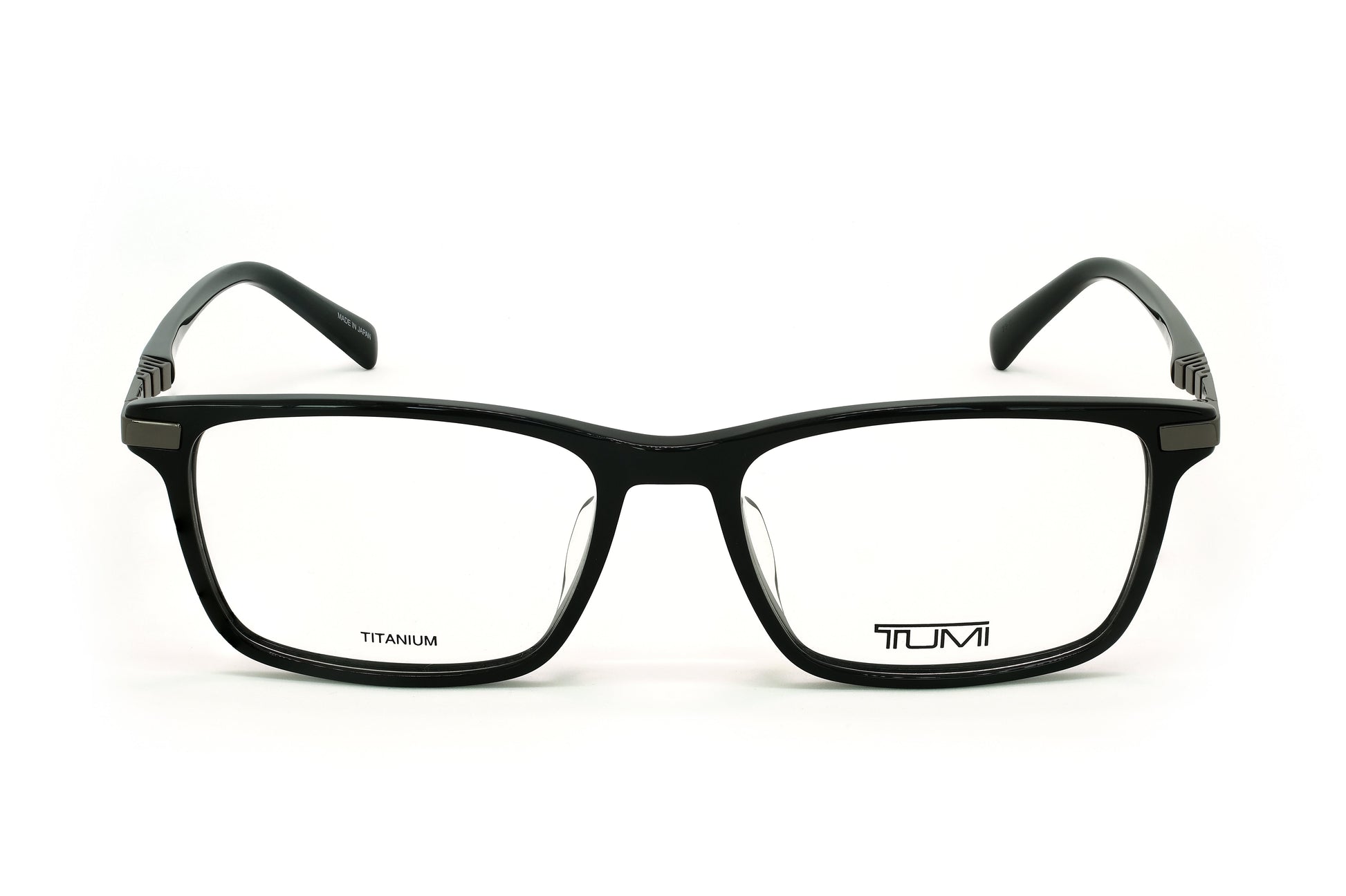 TUMI VTU077K 54 premium titanium unisex business professional eyewear frame with sleek minimalist design at Hirocon Singapore